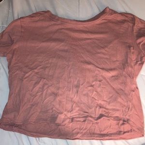 Forever 21 pink stretchy shirt